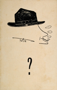 Osvaldo Bot - Fumatore e interrogativo - 1927
