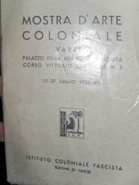 Mostra d’arte coloniale Varese – 1936 