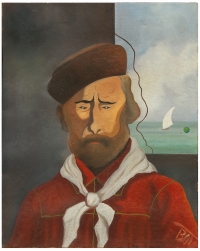 Osvaldo Bot - Ritratto futurista di Garibaldi - 1932