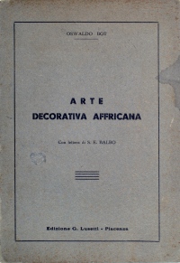 Arte Decorativa Affricana – 1934 