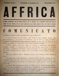 Affrica – 1935
